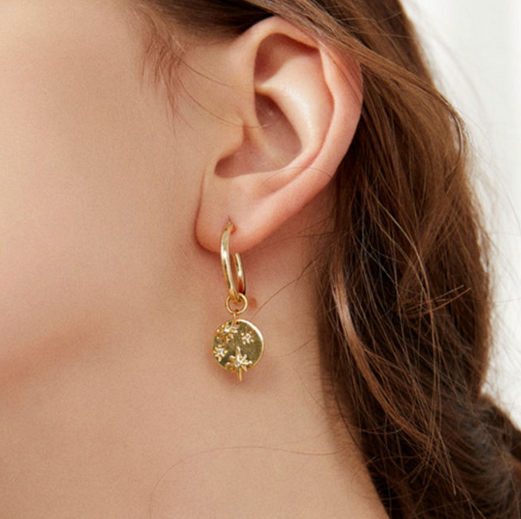 The Nova Constellation Disc Hoops