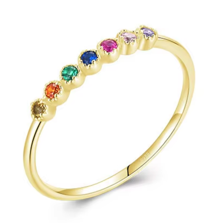 The Iris Rainbow Eternity Band