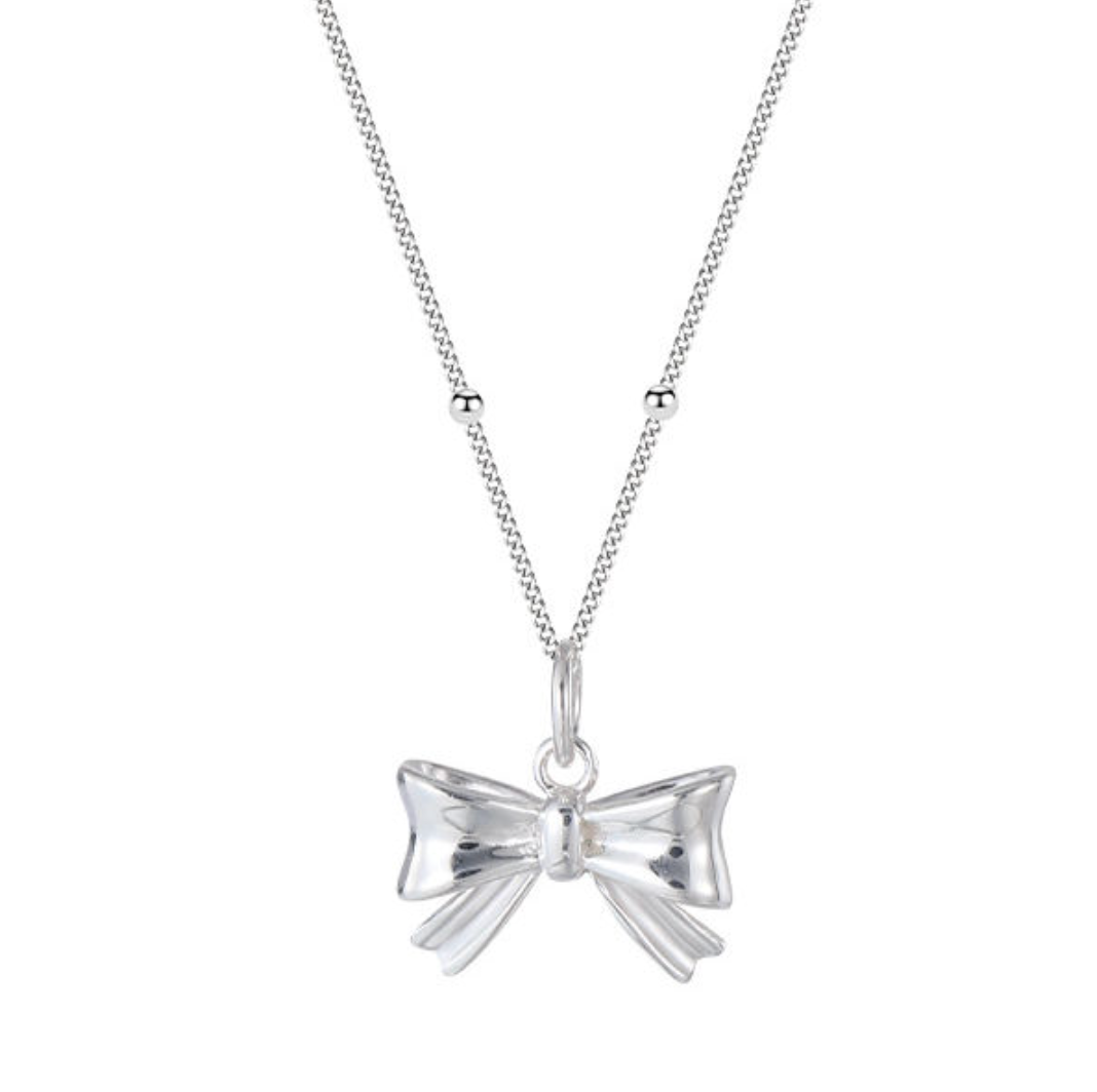 The Colette Sculpted Bow Pendant